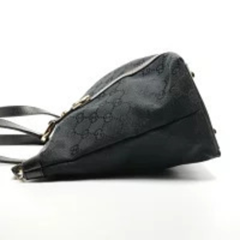 Gucci Black One Hobo Bag Canvas GG Shoulder - Picture 4 of 13
